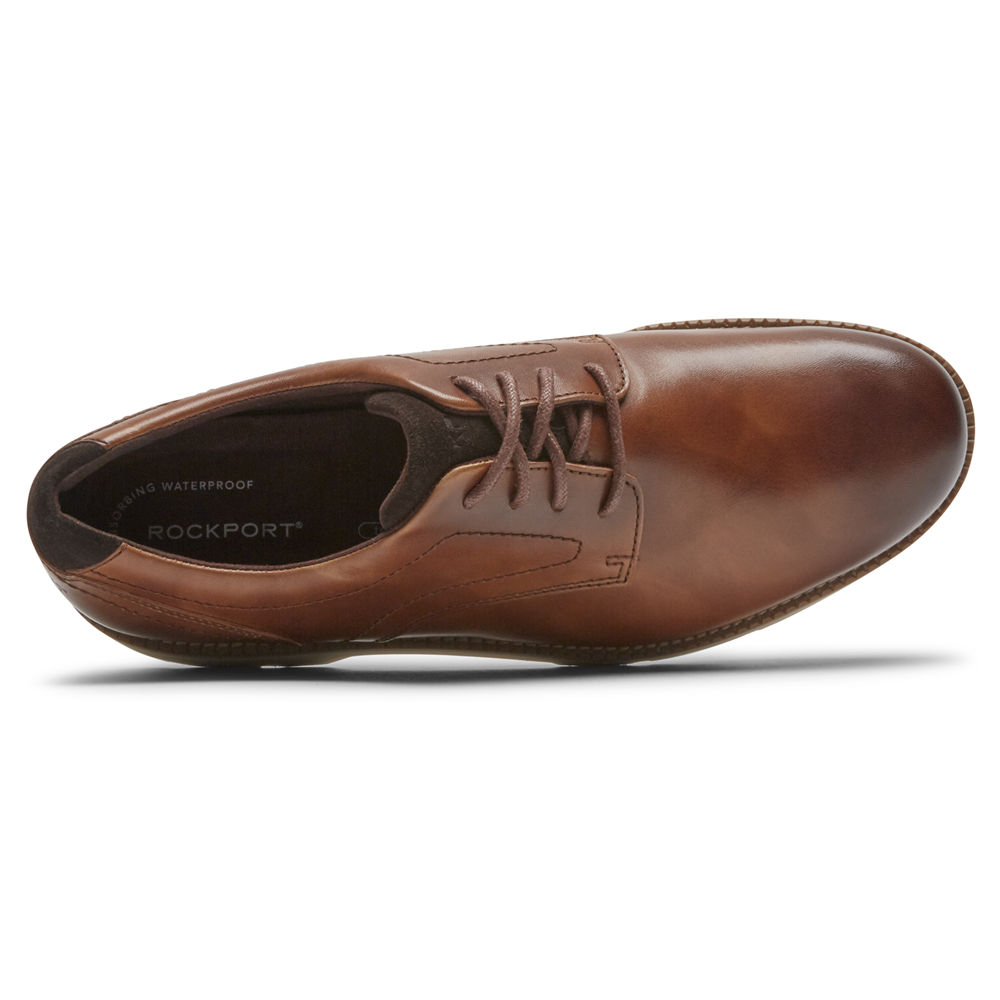 Rockport Oxfords For Mens Brown - Bradlee Plain Toe - OZ2761530